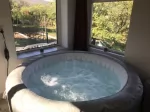 Jakuzzi a kerti házban
