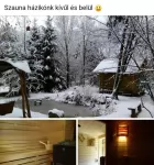 Szauna házikó