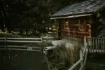 szauna a tóka partján